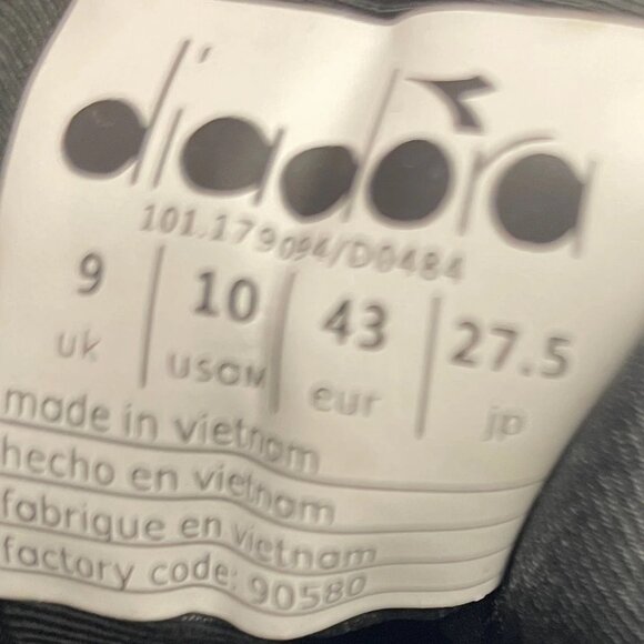 NEW DIADORA Equipe Nucleo Tennis Shoes Men’s Size 10 Blue Opal/Evening Primrose - Picture 3 of 7